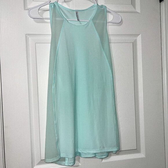 Athleta Tops - Athleta Ultimate Hybrid Tank Light Blue Size L